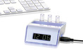 RELOJ MULTI PUERTO USB "AQUA POWERED ECOLOGIC"